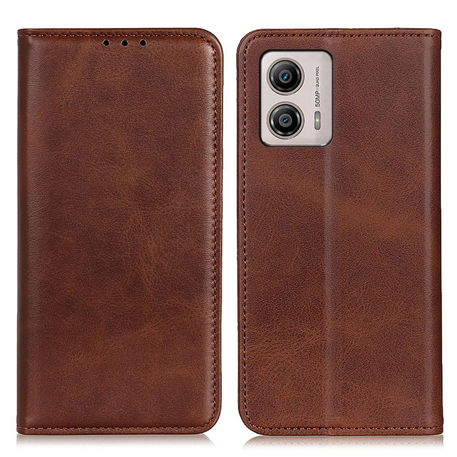 Anti-fall Protective Phone Case for Motorola Moto G53 5G G13 4G G23 4G Split Leather Magnetic Scratch-resistant Phone Cover with Wallet Stand Anti-fall Protective Phone Case for Motorola Moto G53 5G G13 4G G23 4G Split Leather Magnetic Scratch-resistant Phone Cover with Wallet Stand